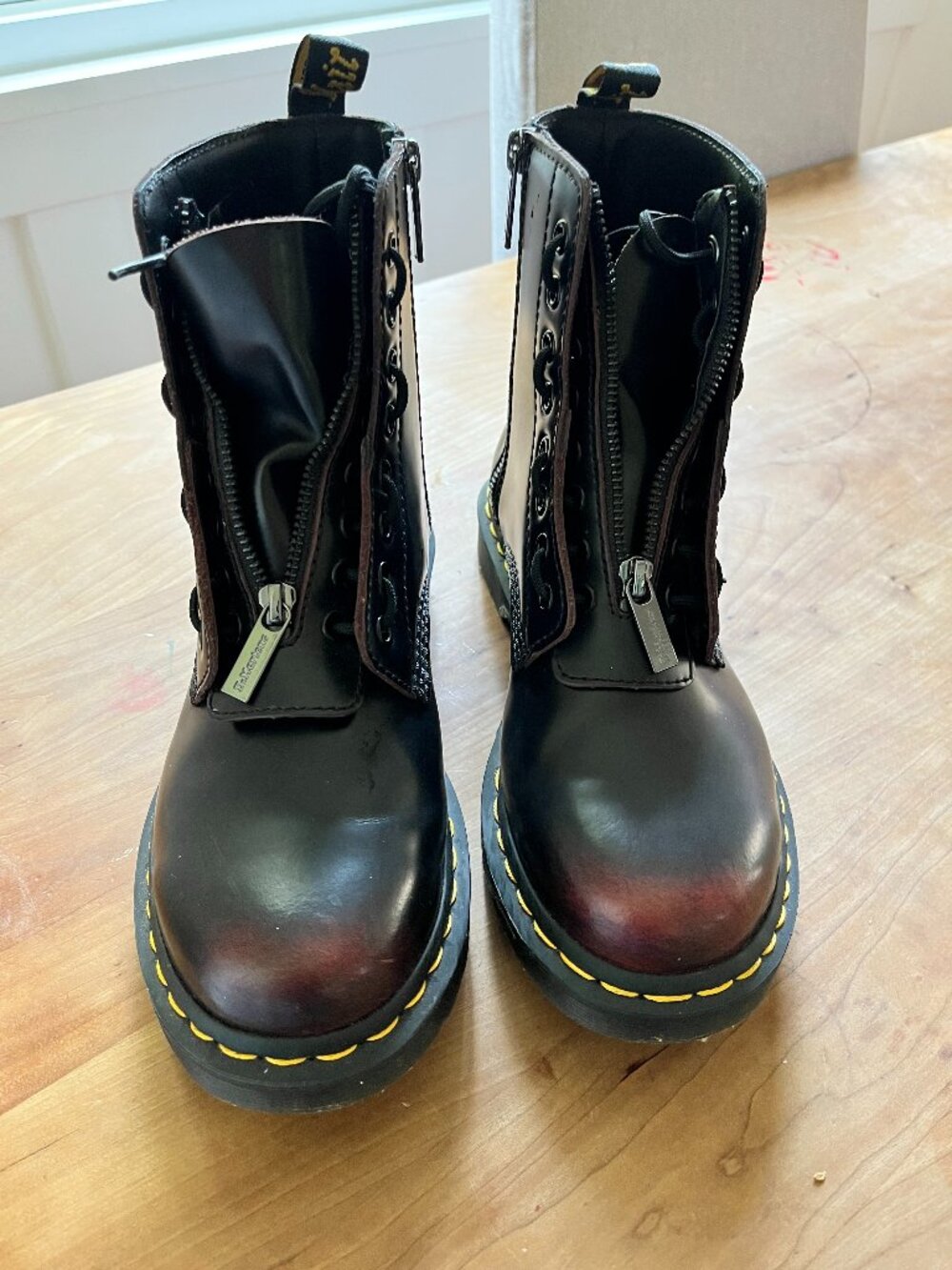 Dr. Martens 1460 Pascal Boots in Cherry Red